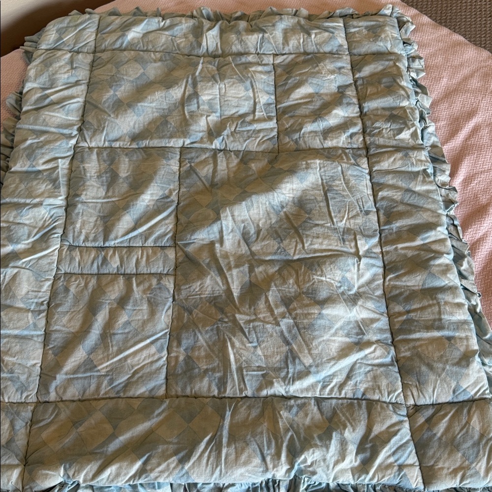 Vintage Noah’s Ark Baby bed comforter quilt - Picture 9 of 9